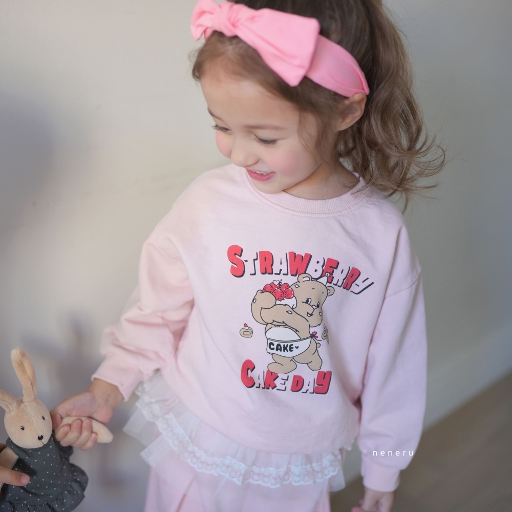 NENERU 春季小熊印花上衣-細節圖4