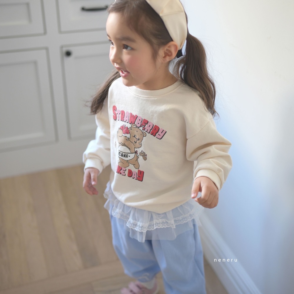 NENERU 春季小熊印花上衣-細節圖6