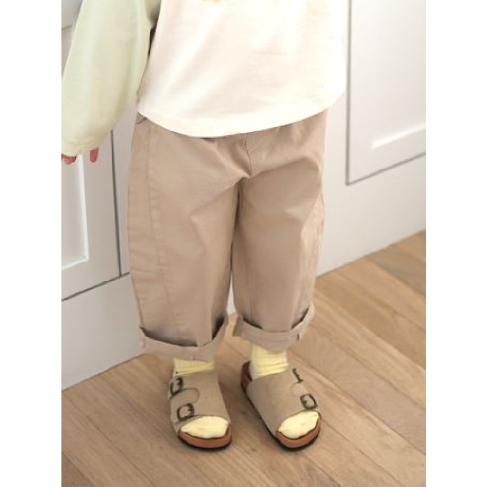 NENERU 春季中性卡其長褲-細節圖2