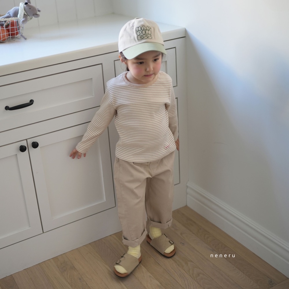 NENERU 春季中性卡其長褲-細節圖3