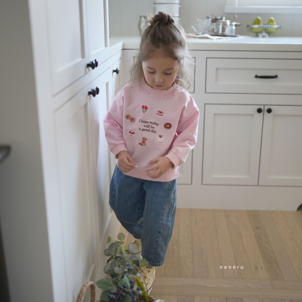 NENERU 春季刺繡下午茶上衣-細節圖2