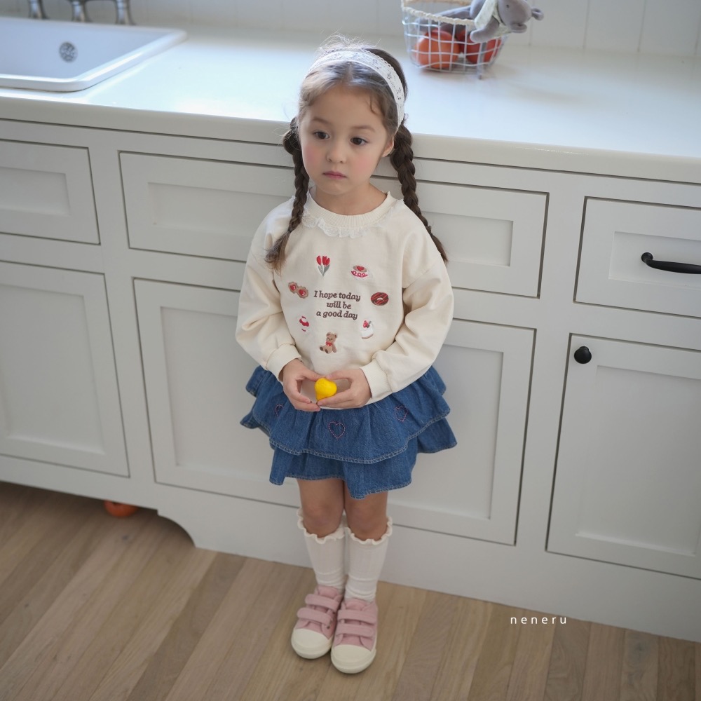 NENERU 春季刺繡下午茶上衣-細節圖5