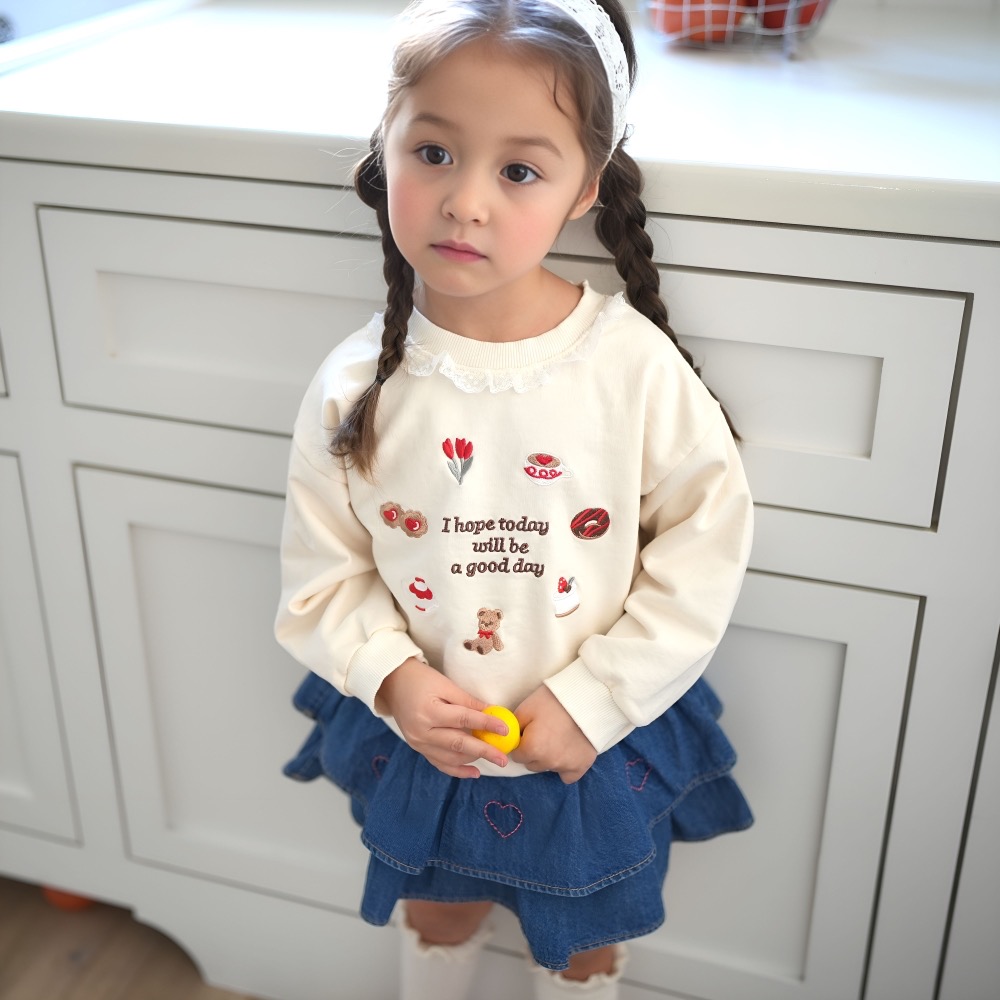 NENERU 春季刺繡下午茶上衣-細節圖6