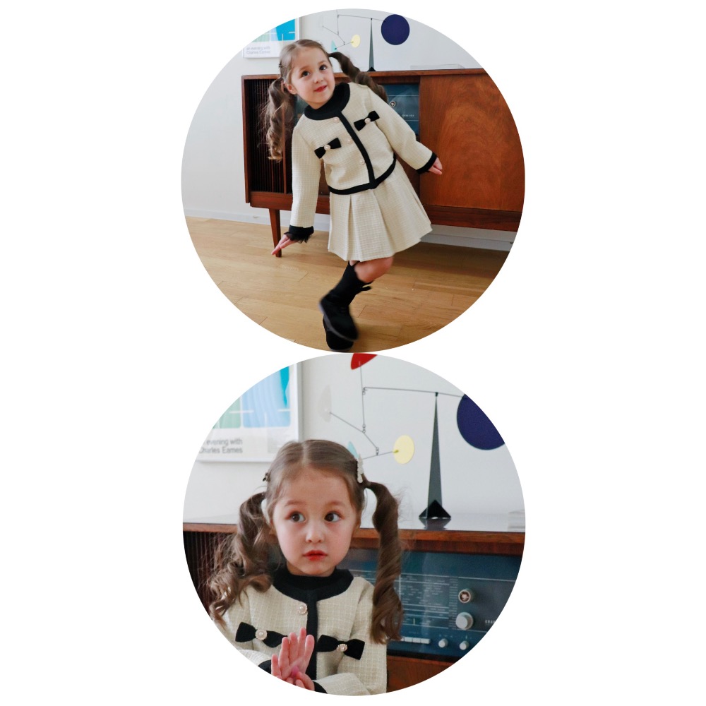 BONNE 春季小香風外套短裙套裝-細節圖6