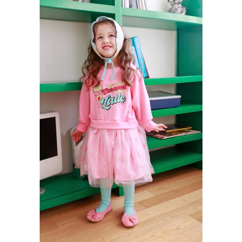 BONNE 春季大膽玩色愛心紗裙洋裝-細節圖2