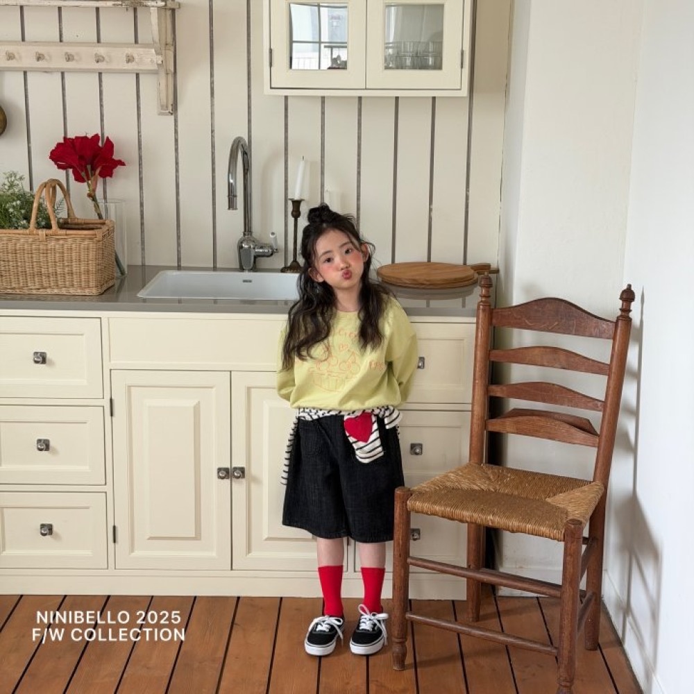 ninibello 春季櫻桃刺繡親子大學T-細節圖6