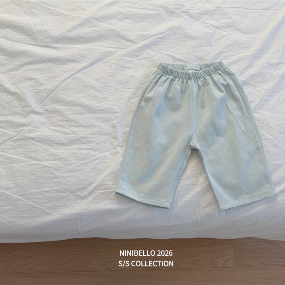 ninibello 春季素面好搭棉質長褲-細節圖4