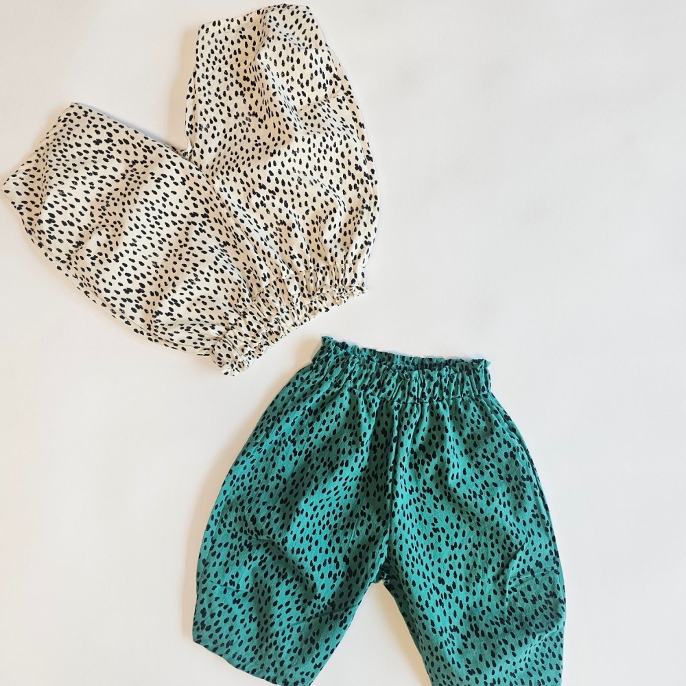 1st blue 夏季斑紋六分短褲-細節圖2