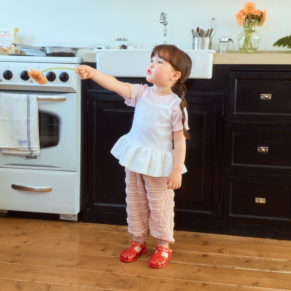 1st blue 夏季無袖小裙子上衣-細節圖5