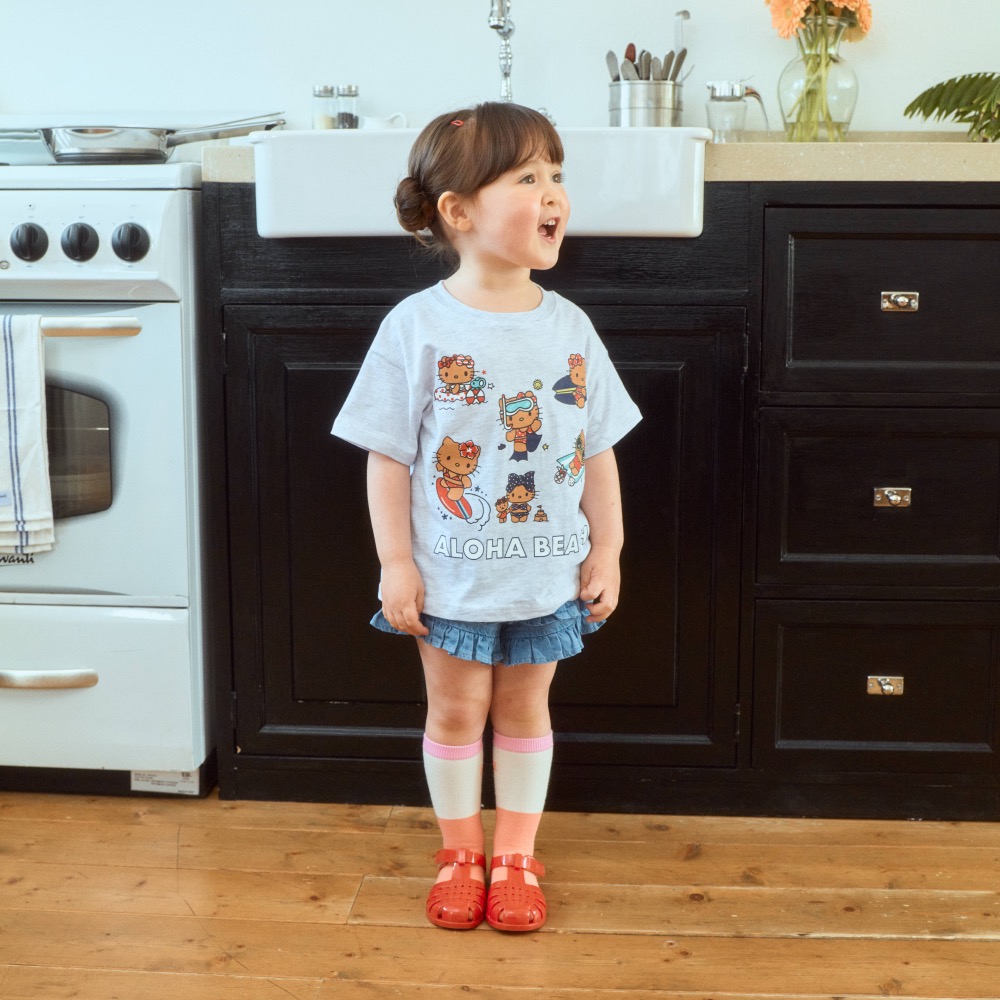 1st blues 夏季可愛黑皮Kitty母女裝-細節圖3