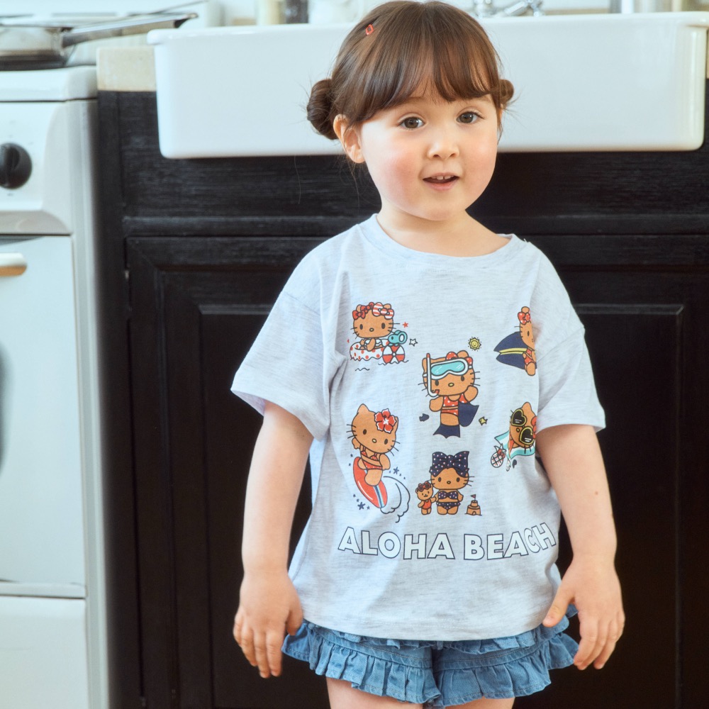 1st blues 夏季可愛黑皮Kitty母女裝-細節圖4