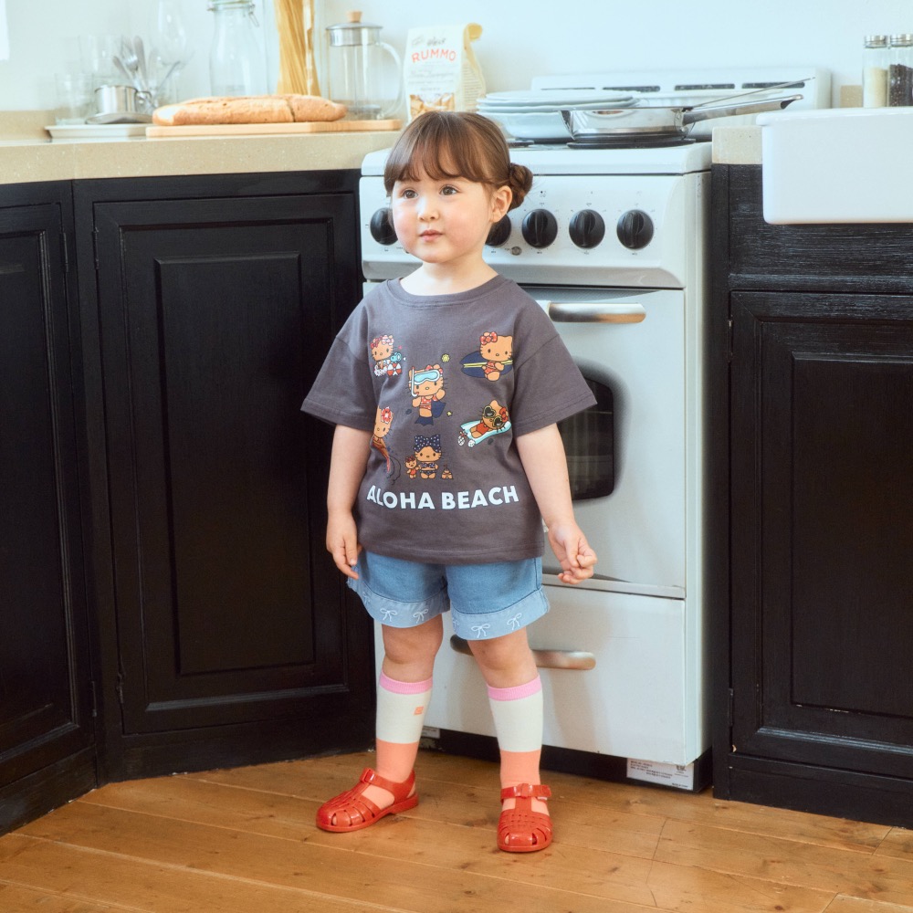 1st blues 夏季可愛黑皮Kitty母女裝-細節圖6