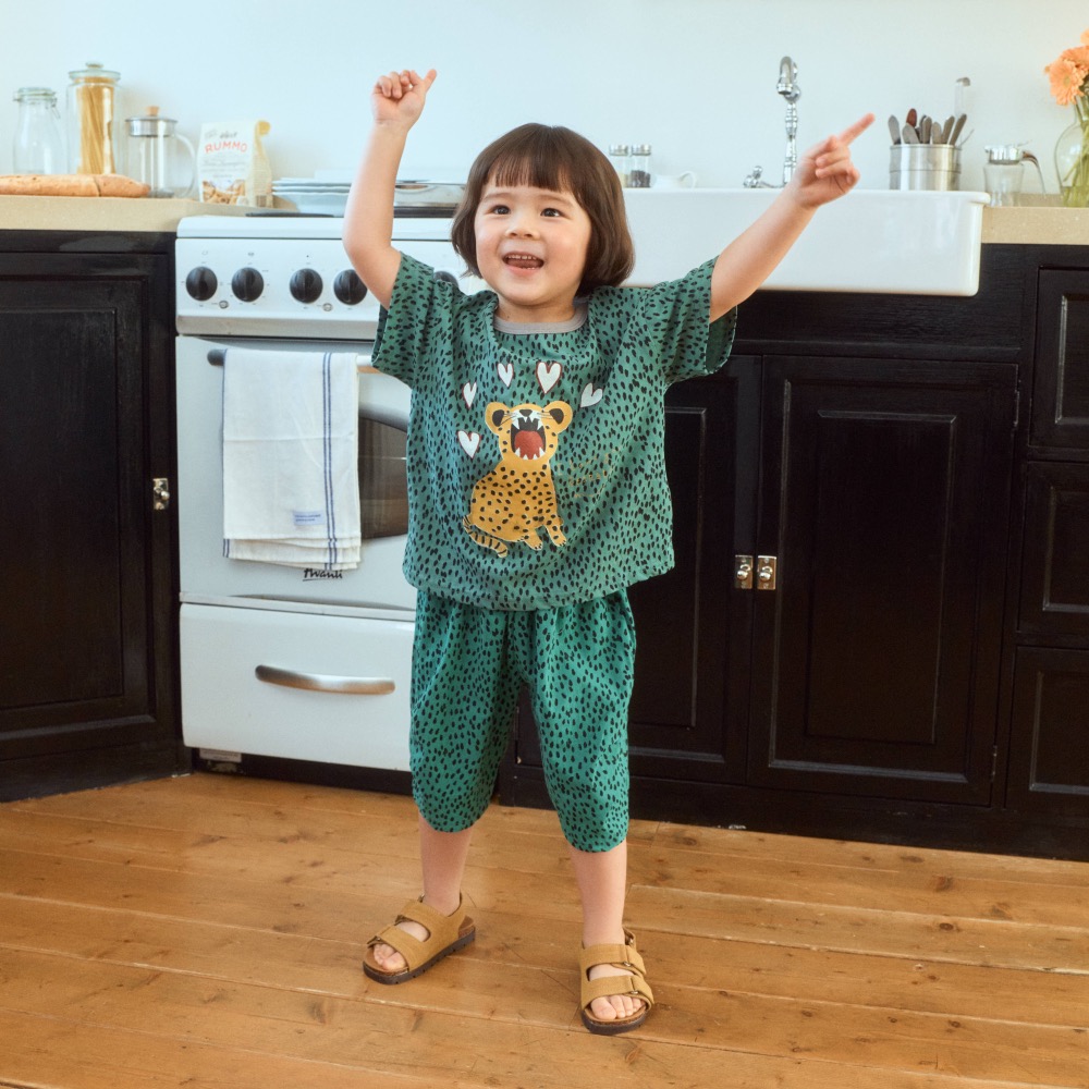 1st blues 夏季動物張嘴印花T恤-細節圖5