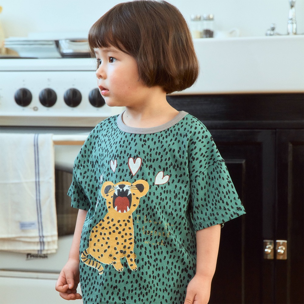 1st blues 夏季動物張嘴印花T恤-細節圖6