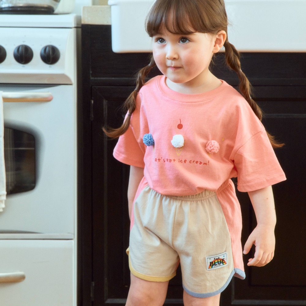 1st blues 夏季立體冰淇淋T恤-細節圖2