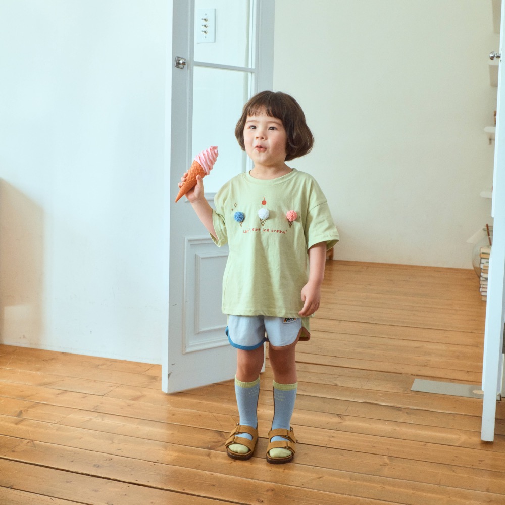 1st blues 夏季立體冰淇淋T恤-細節圖6