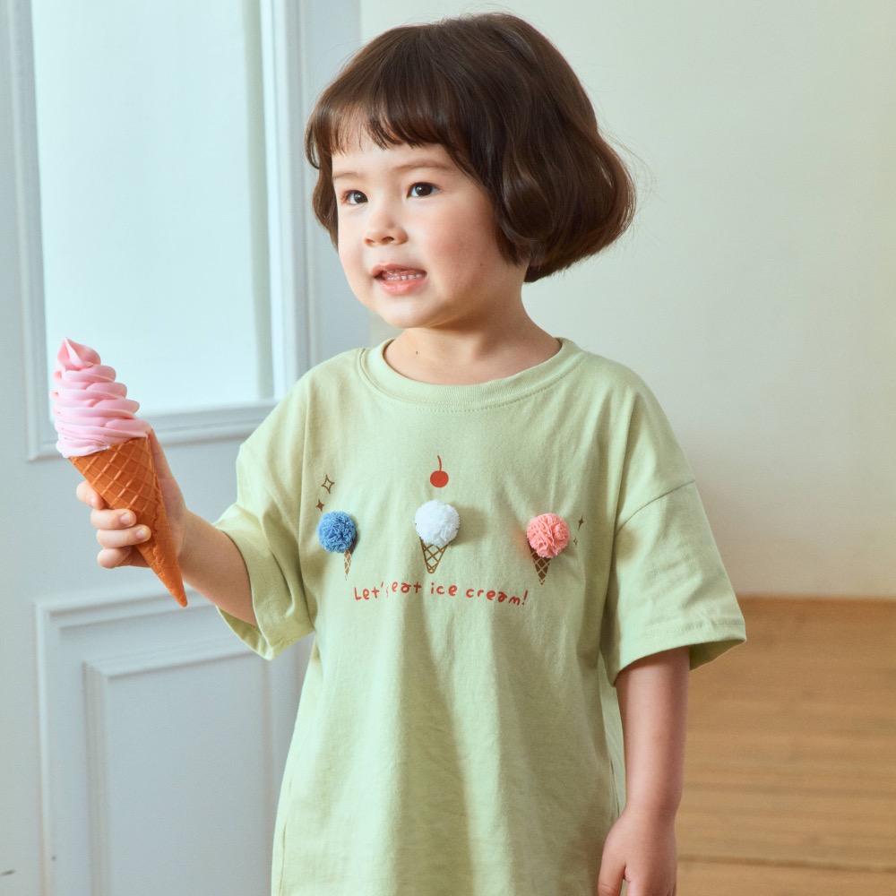 1st blues 夏季立體冰淇淋T恤-細節圖7