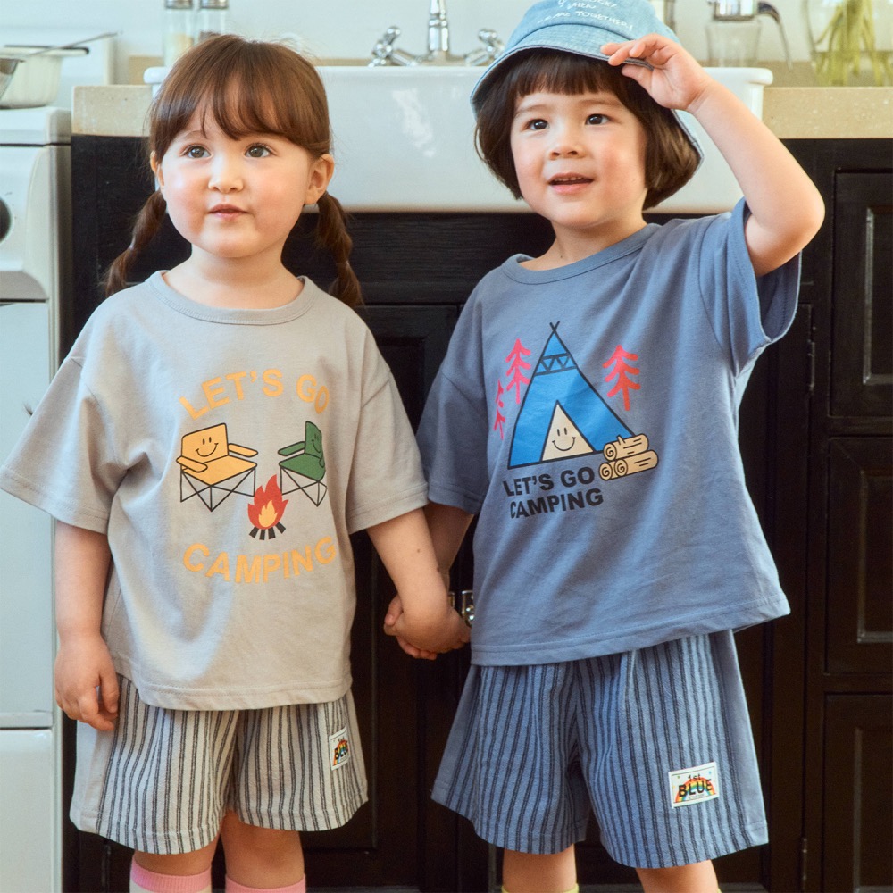 1st blues 夏季露營印花T恤-細節圖7