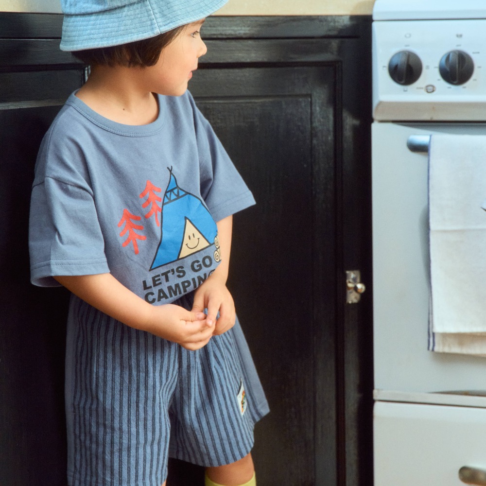 1st blues 夏季露營印花T恤-細節圖9