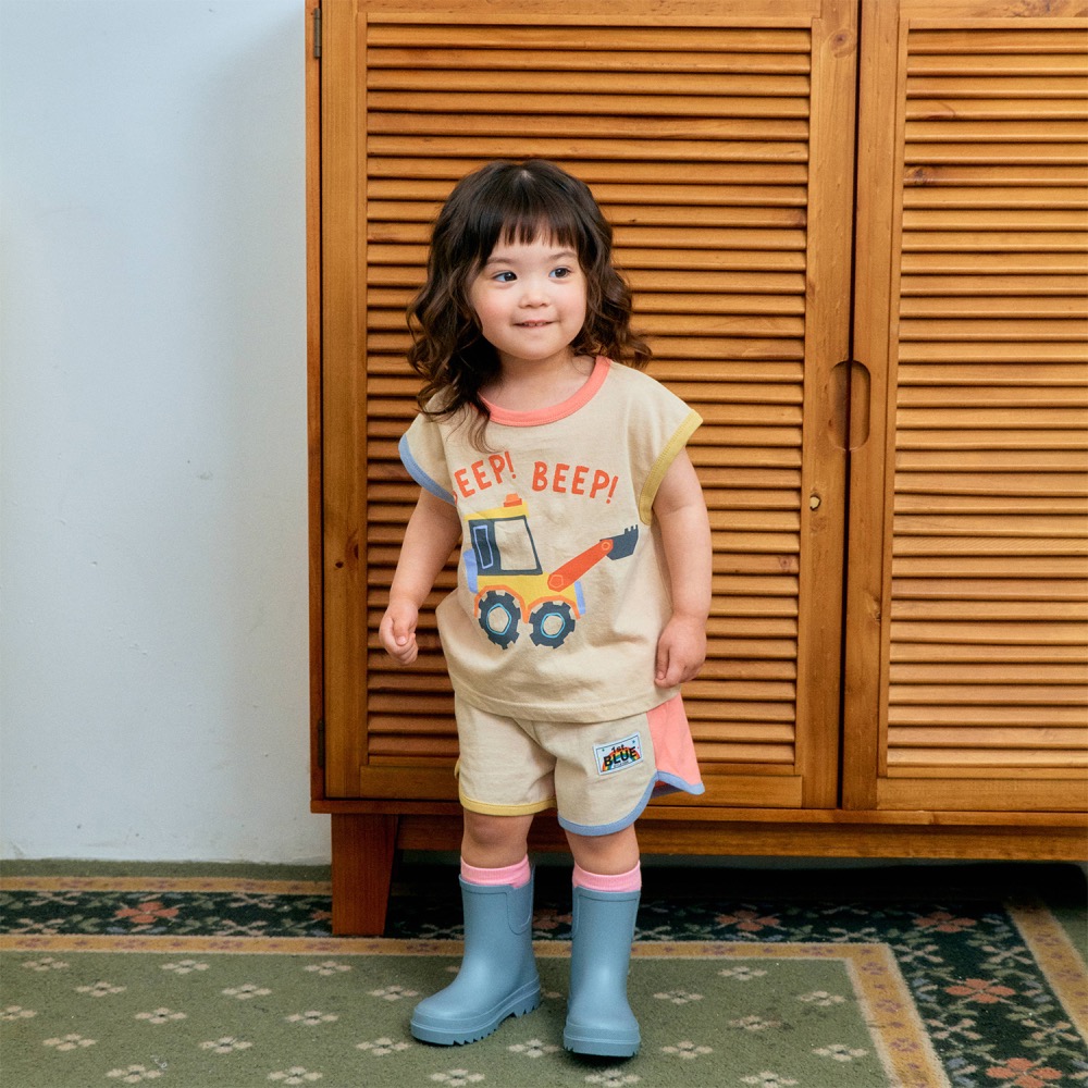 1st blues 夏季車車印花T恤-細節圖3