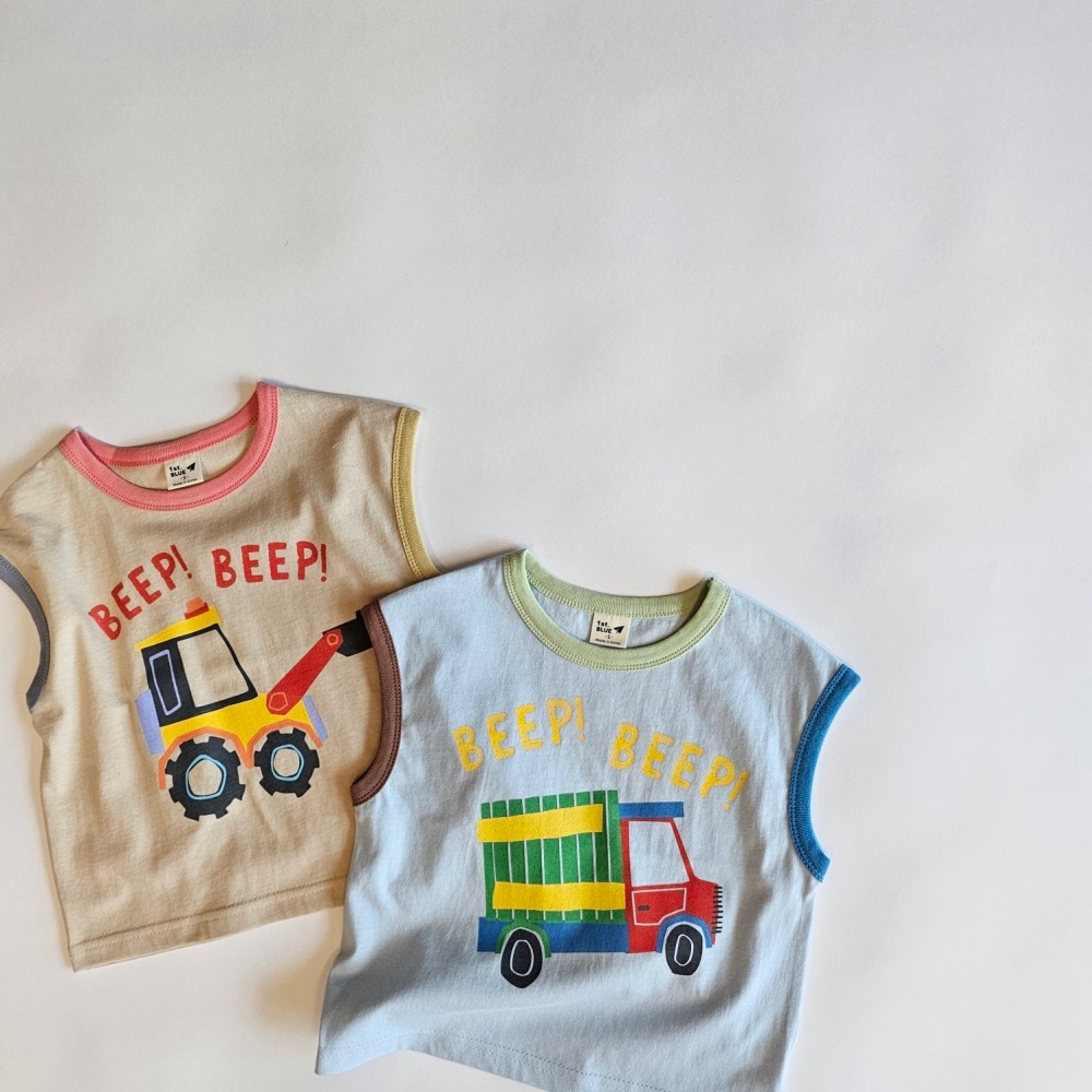 1st blues 夏季車車印花T恤-細節圖7