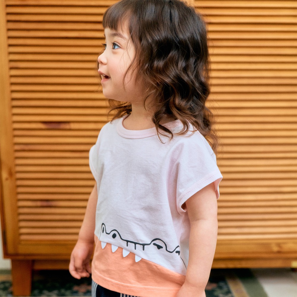 1st blues 夏季鱷魚牙齒造型上衣-細節圖5