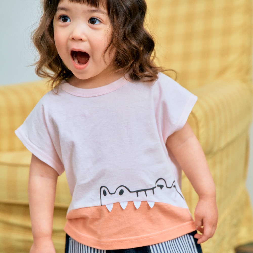 1st blues 夏季鱷魚牙齒造型上衣-細節圖6