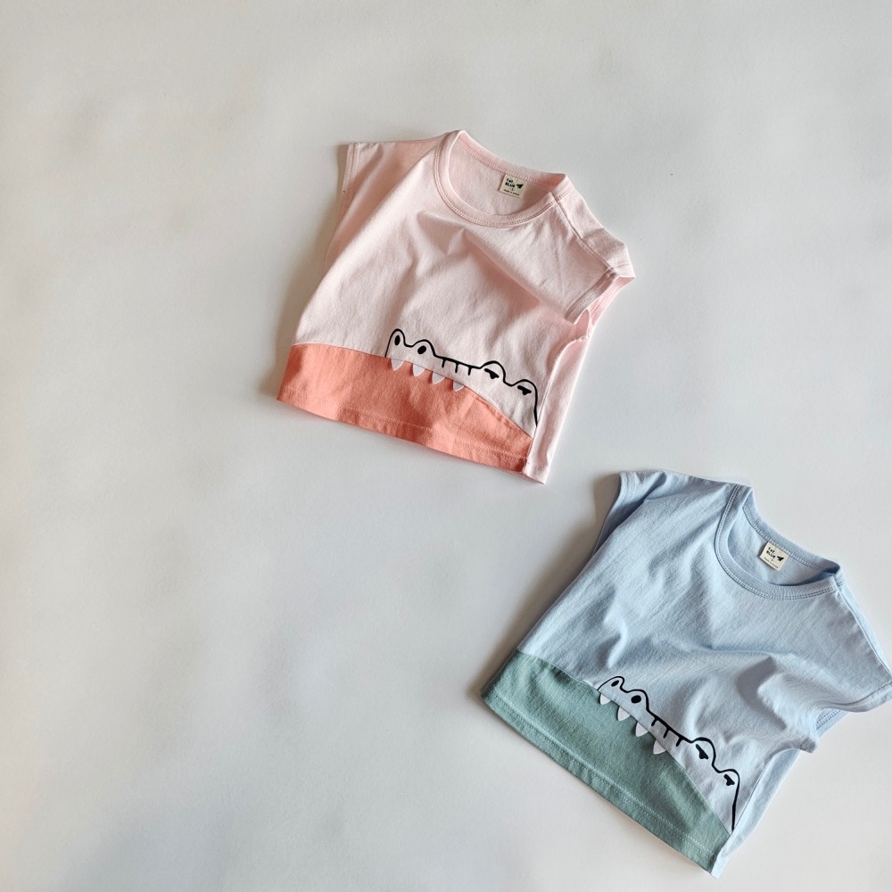 1st blues 夏季鱷魚牙齒造型上衣-細節圖7