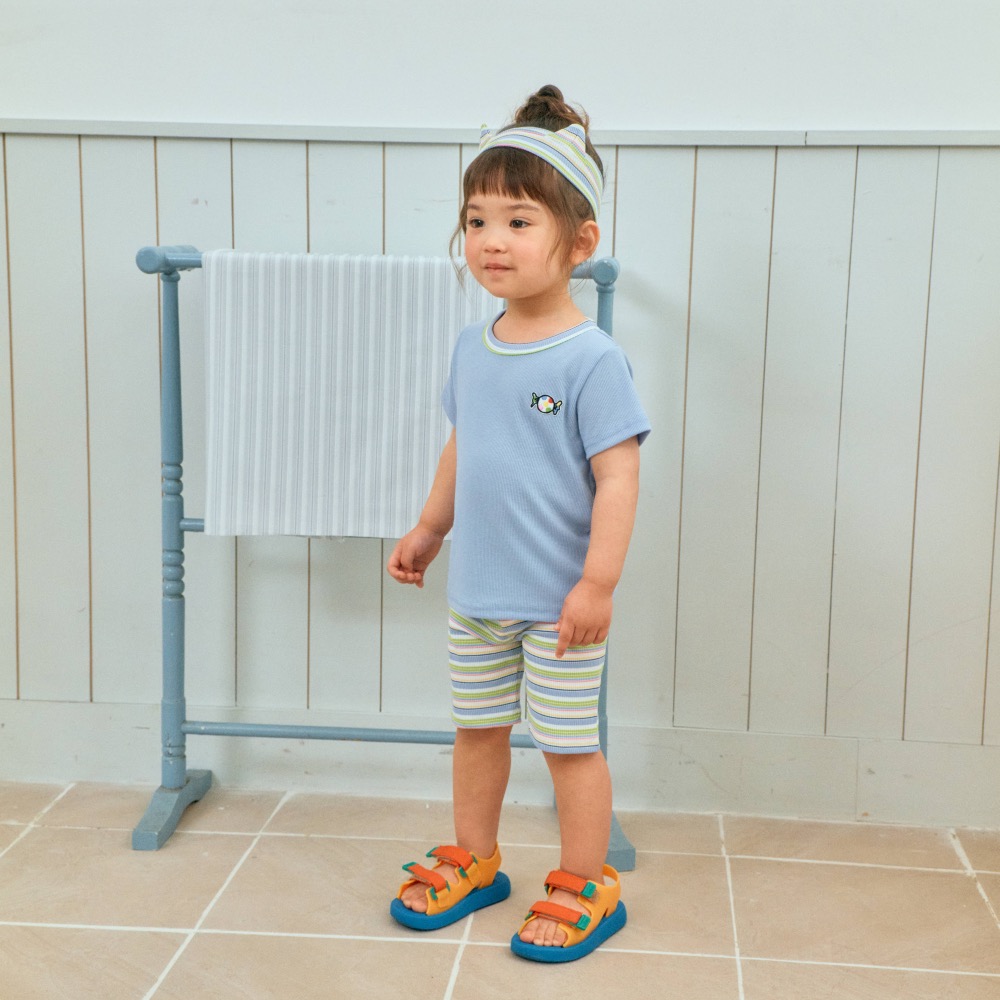 1st blues 夏季針織棉糖果上衣-細節圖5