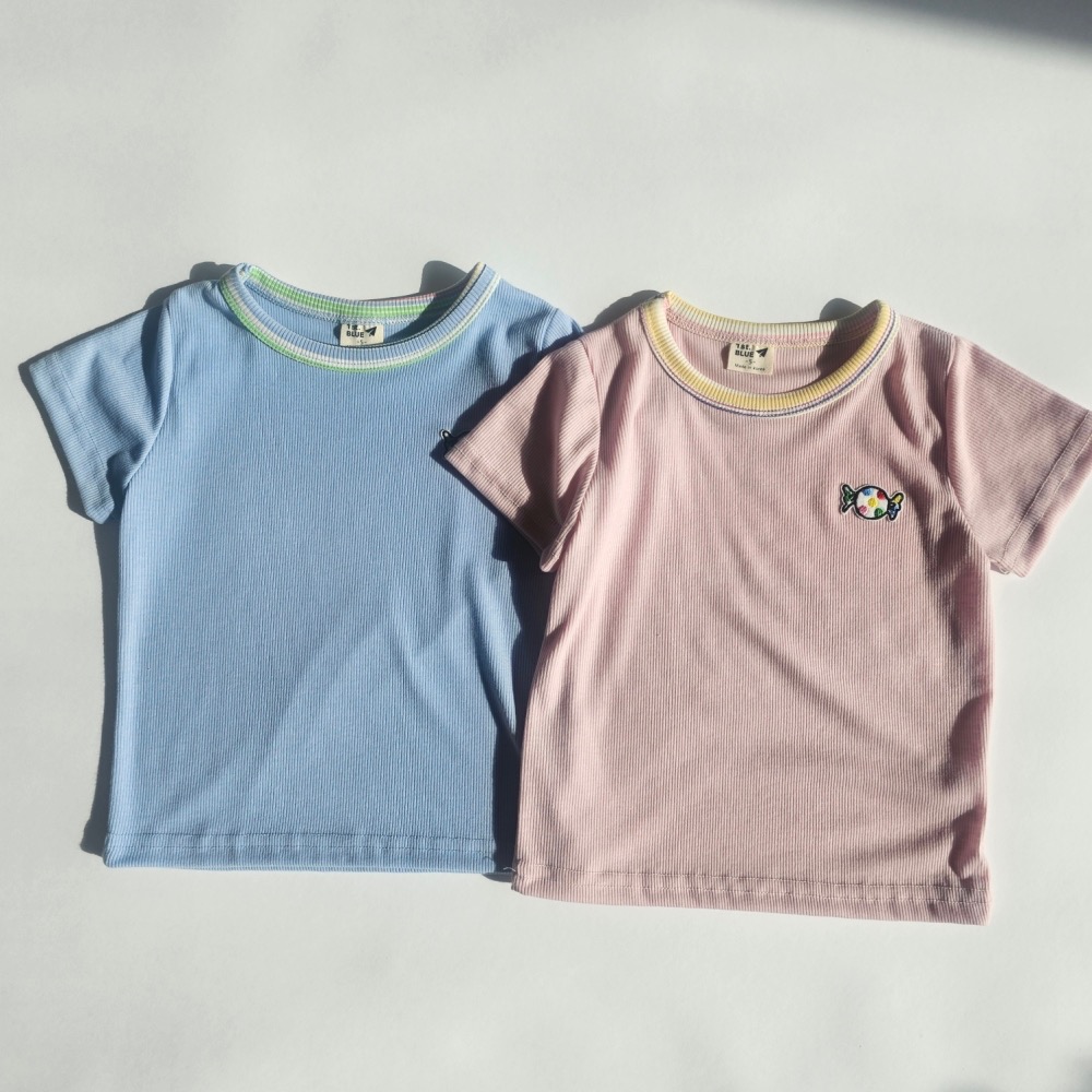 1st blues 夏季針織棉糖果上衣-細節圖7