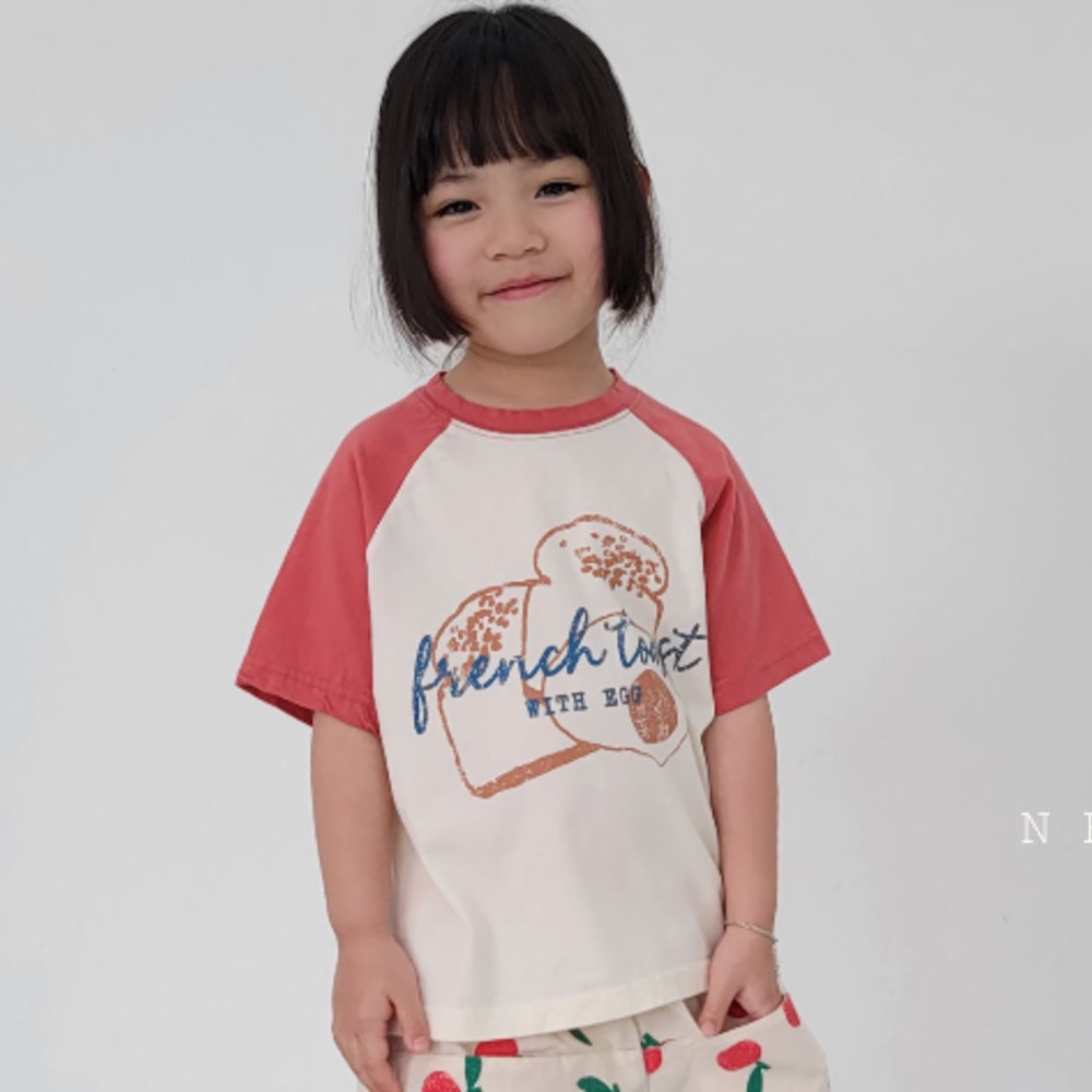 The funny 夏季吐司蛋印花T恤-細節圖4