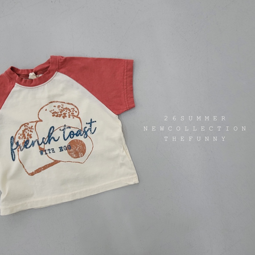 The funny 夏季吐司蛋印花T恤-細節圖10