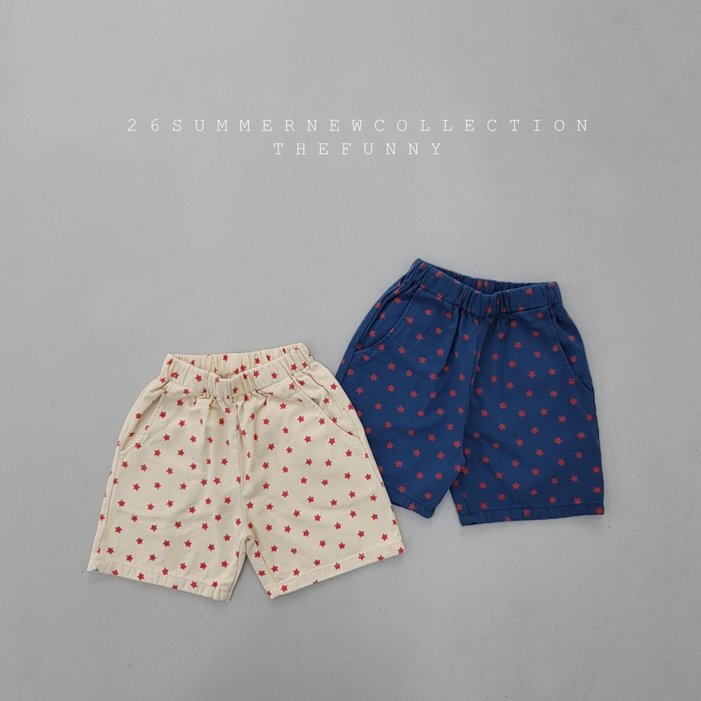 The funny 夏季滿滿星星七分寬褲-細節圖2