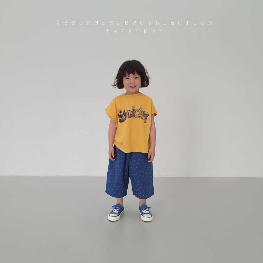 The funny 夏季飽和字母印花T恤-細節圖3