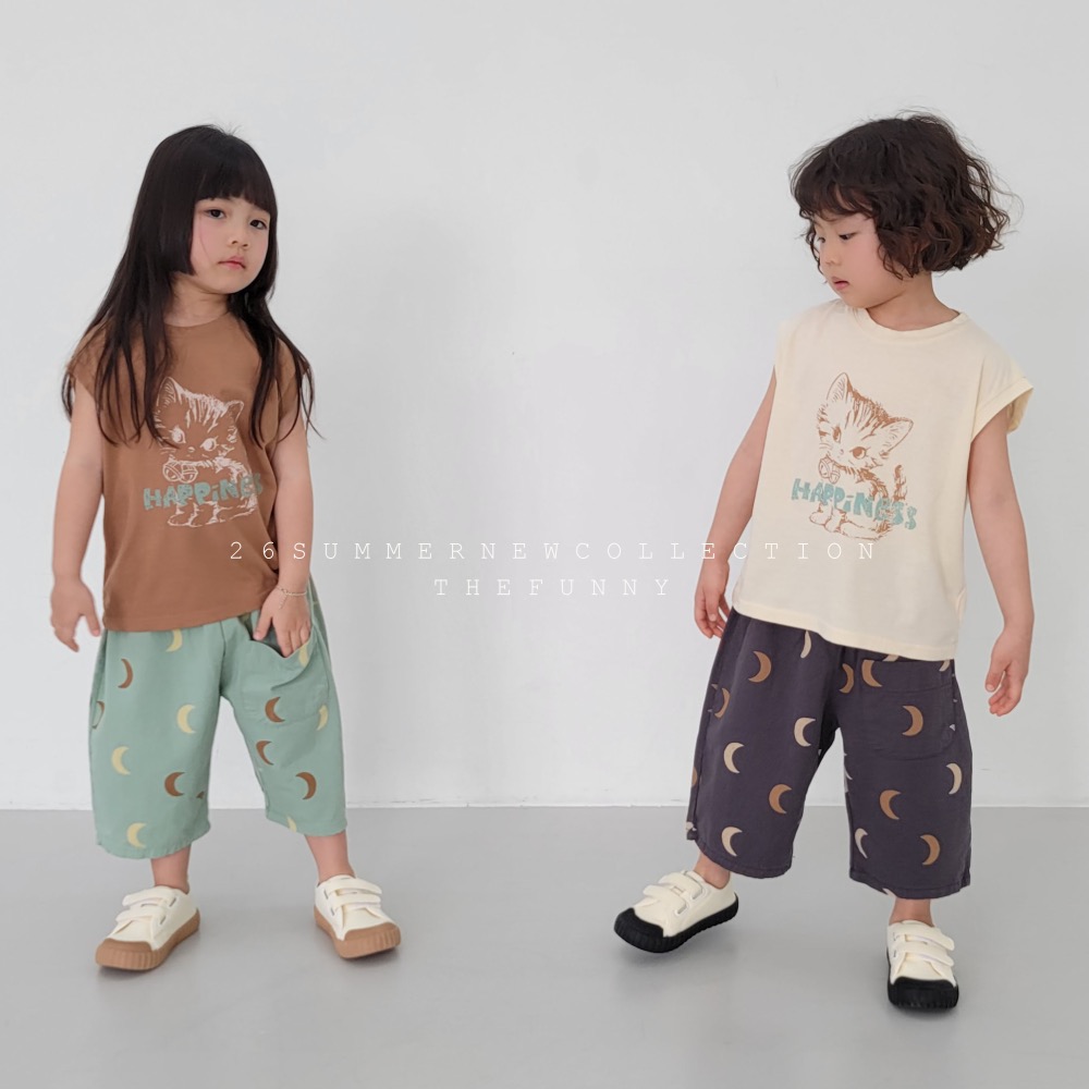 The funny  夏季滿滿月亮七分寬褲-細節圖5