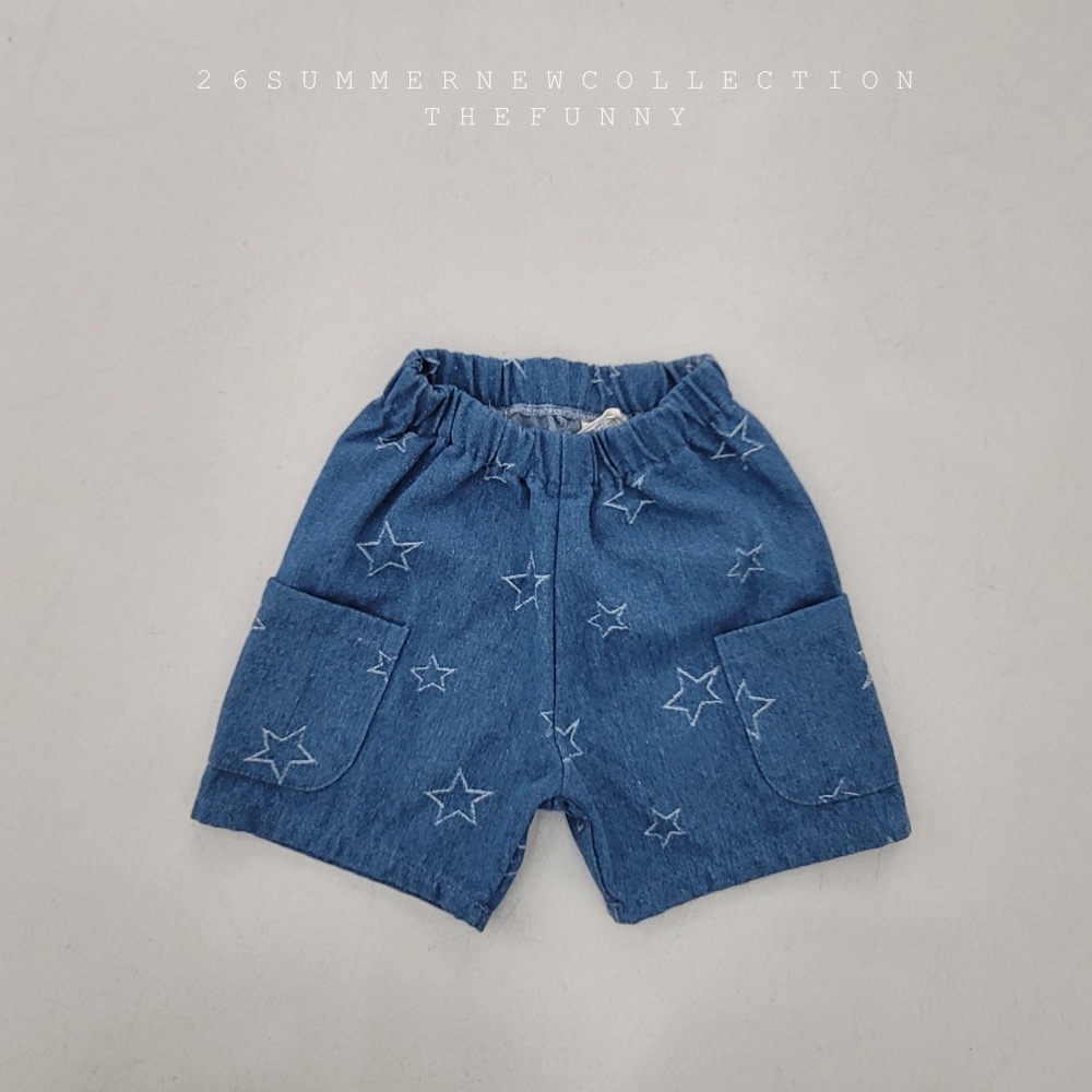 The funny 可愛口袋星星牛仔褲-細節圖7