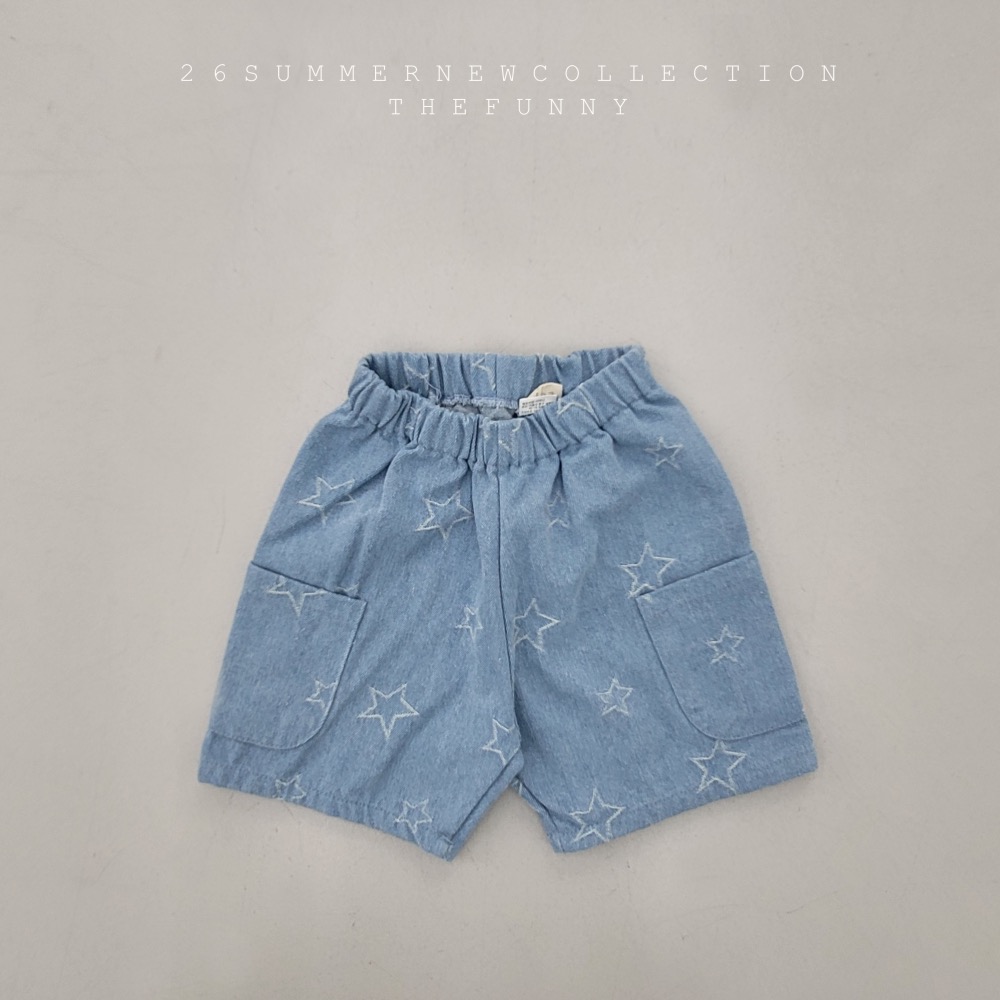The funny 可愛口袋星星牛仔褲-細節圖8