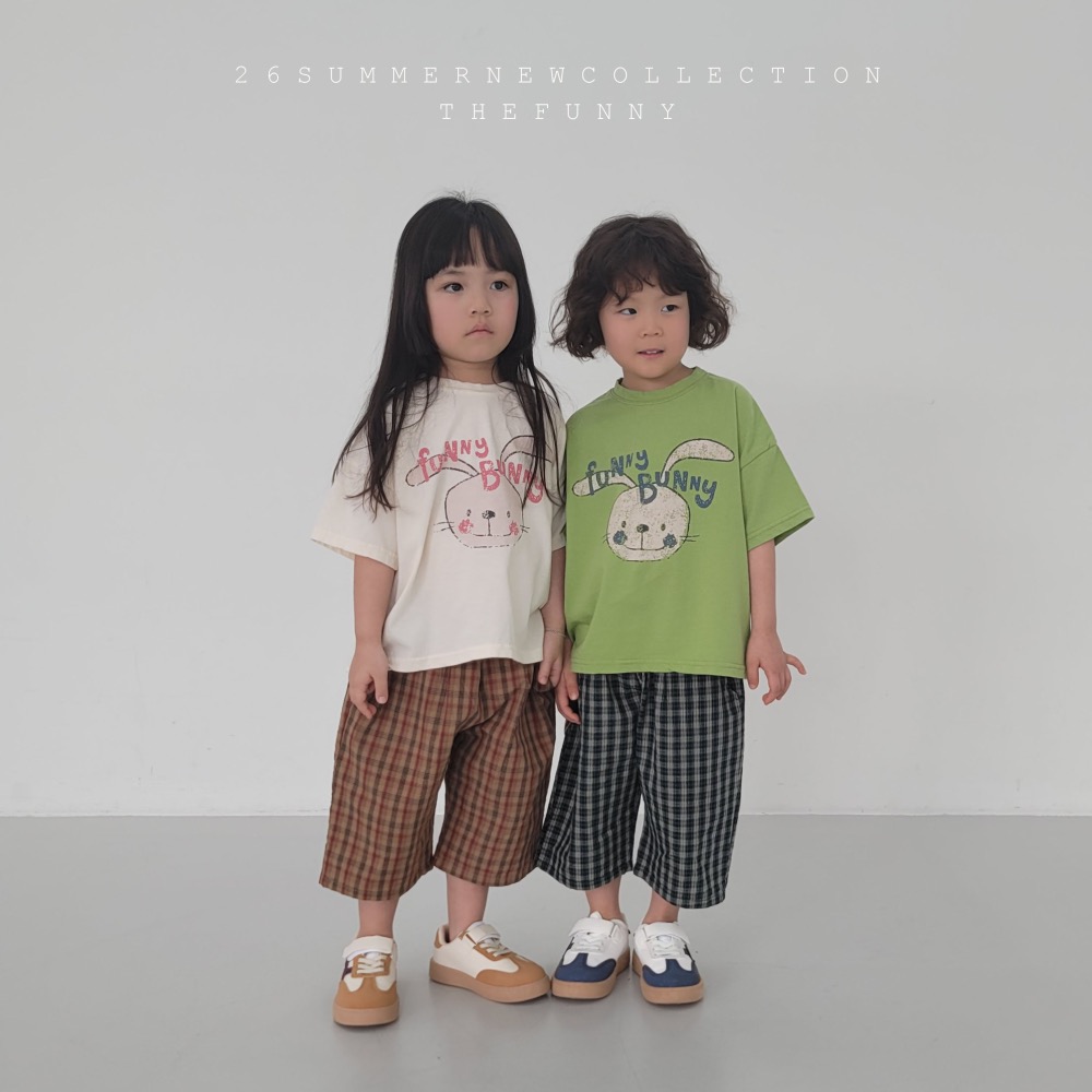 The funny 夏季長耳兔印花T恤-細節圖2