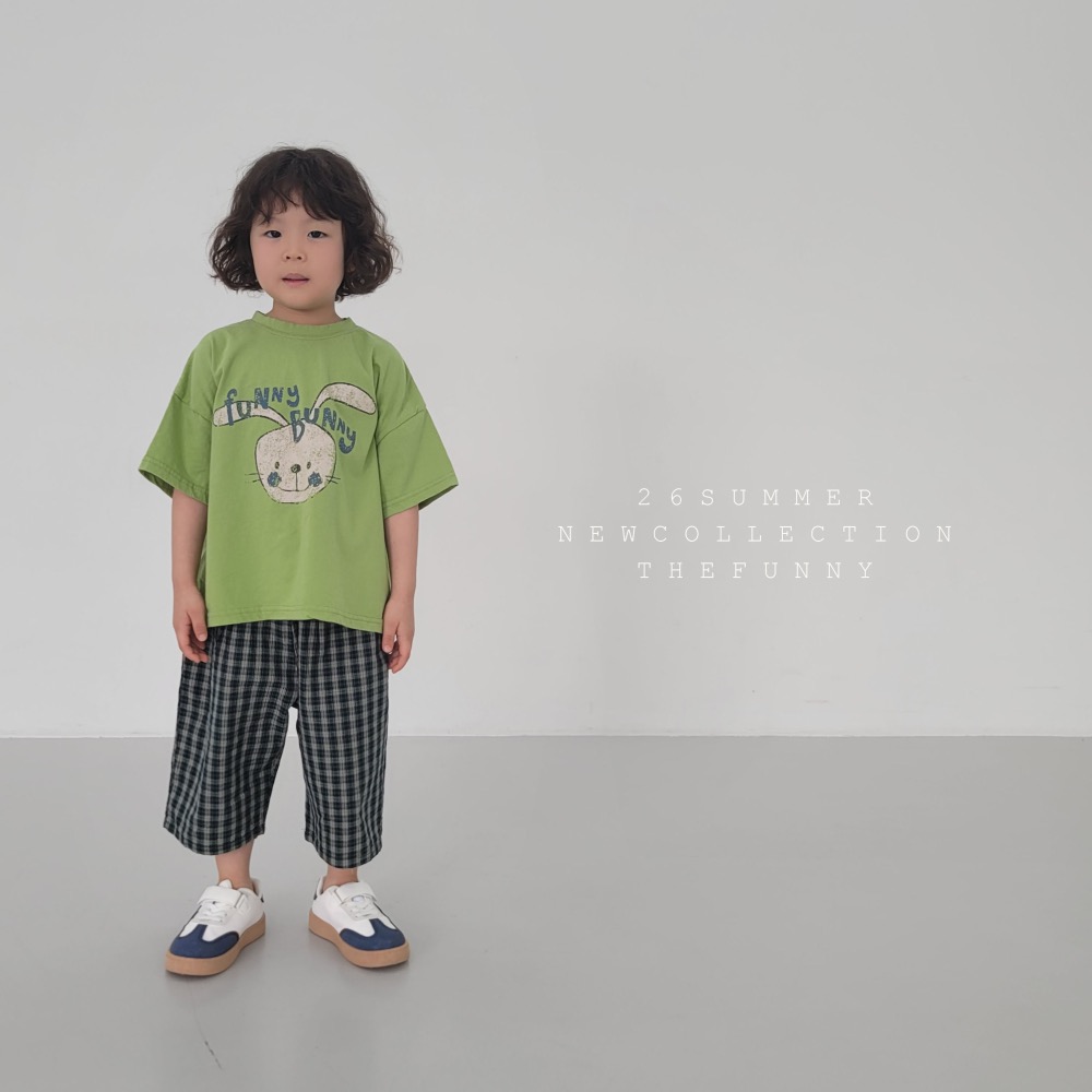 The funny 夏季長耳兔印花T恤-細節圖3