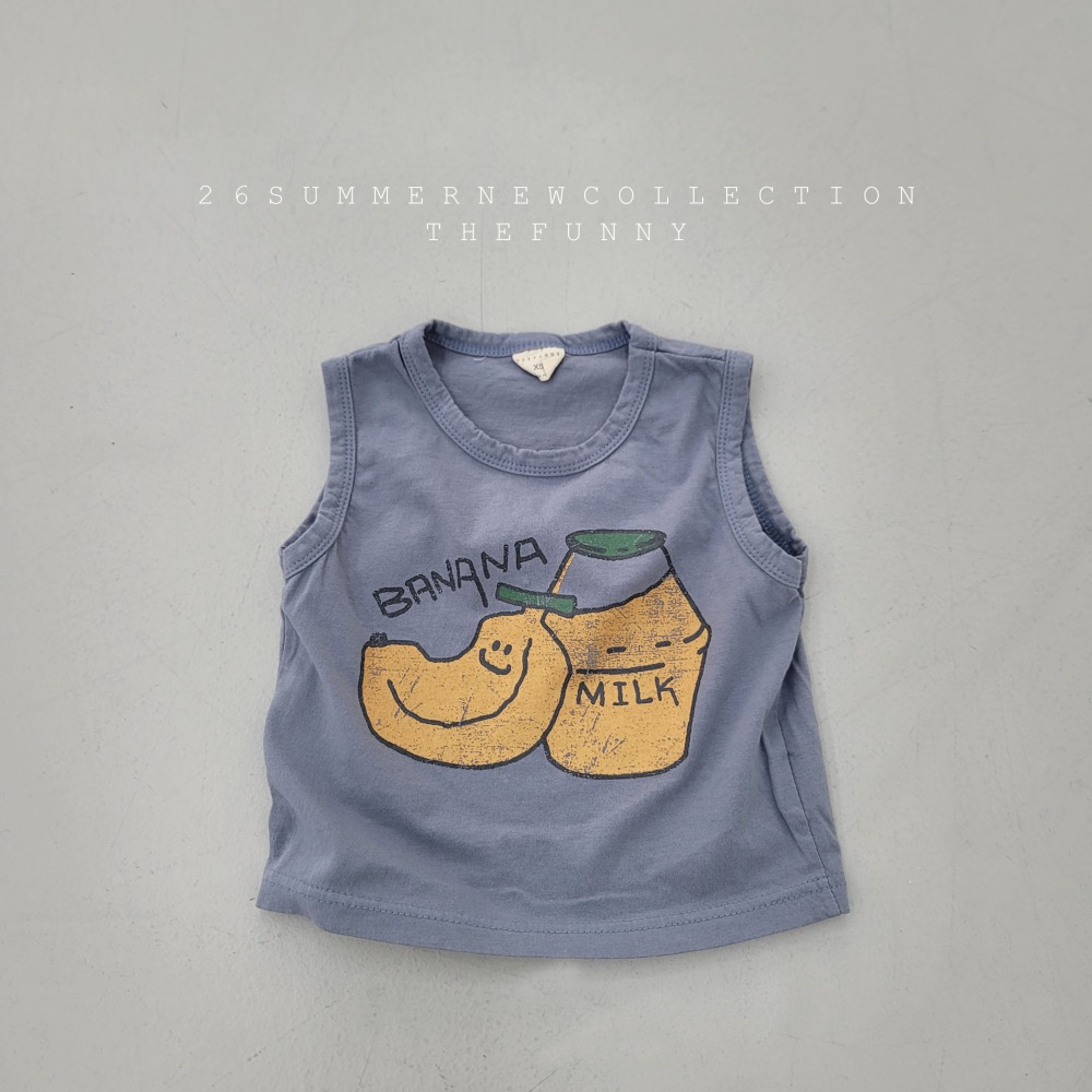 The funny 夏季牛奶香蕉背心-細節圖10