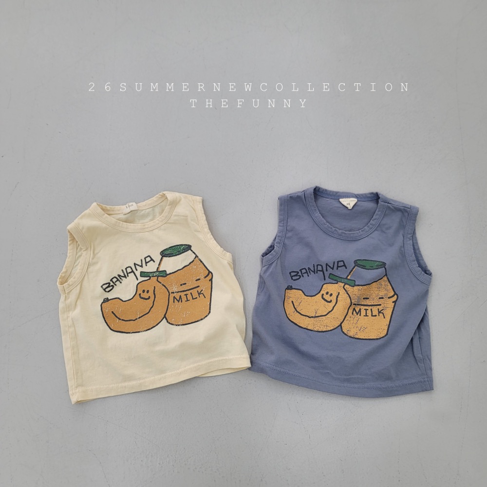 The funny 夏季牛奶香蕉背心-細節圖11