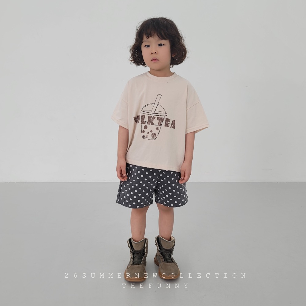 The funny 夏季珍珠奶茶印花T恤-細節圖3