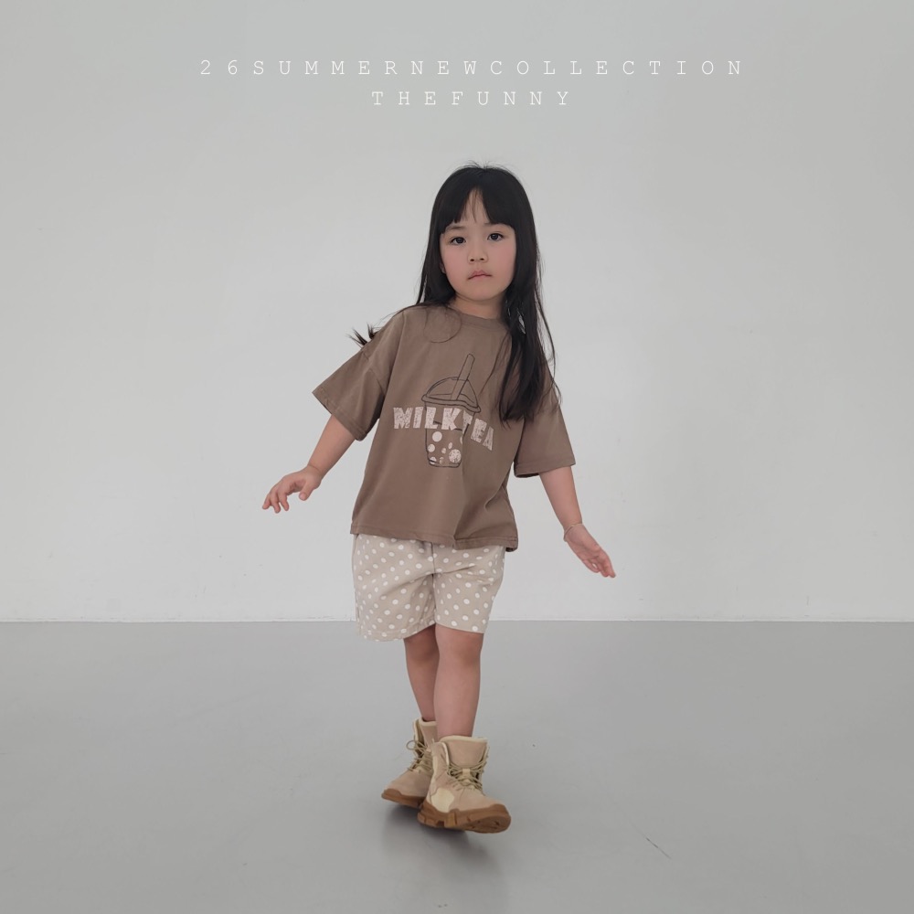 The funny 夏季珍珠奶茶印花T恤-細節圖6