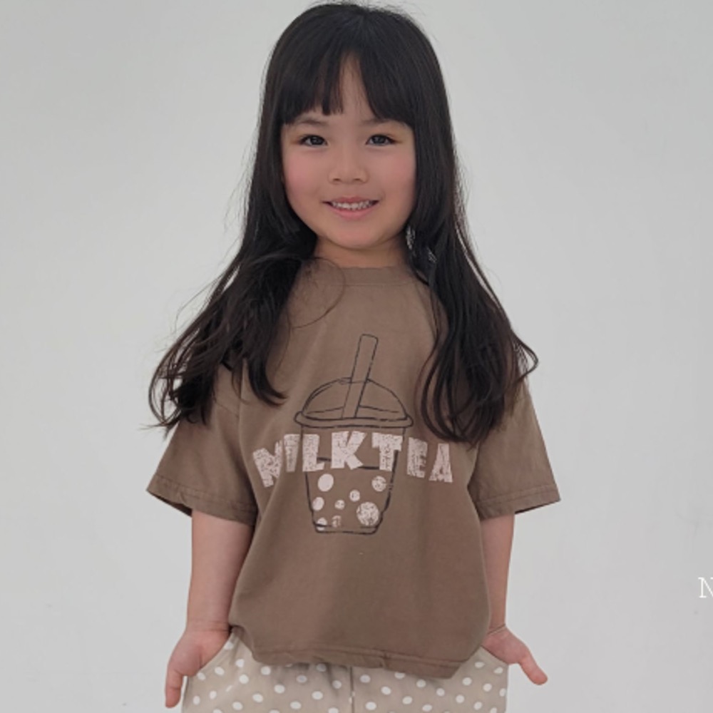 The funny 夏季珍珠奶茶印花T恤-細節圖8