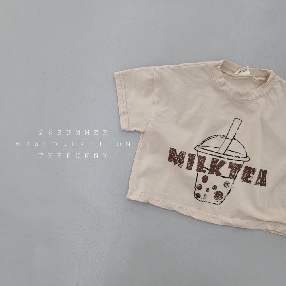 The funny 夏季珍珠奶茶印花T恤-細節圖10