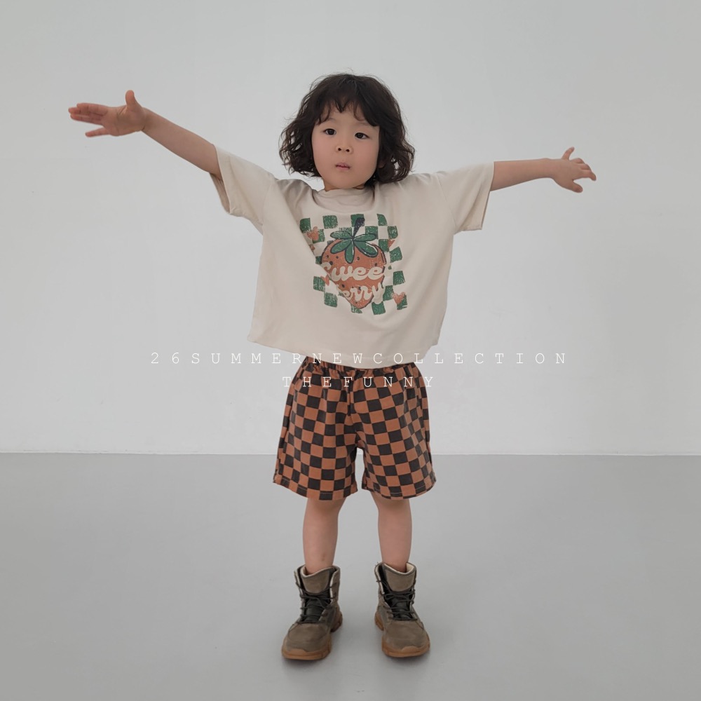 The funny 夏季棋盤格短褲-細節圖6