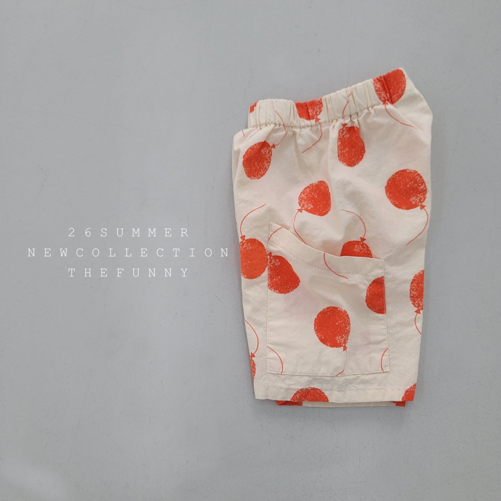 The funny 夏季氣球印花七分短褲-細節圖3