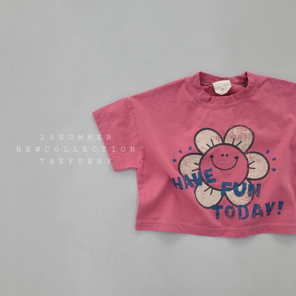 The funny 夏季笑臉花朵上衣-細節圖6