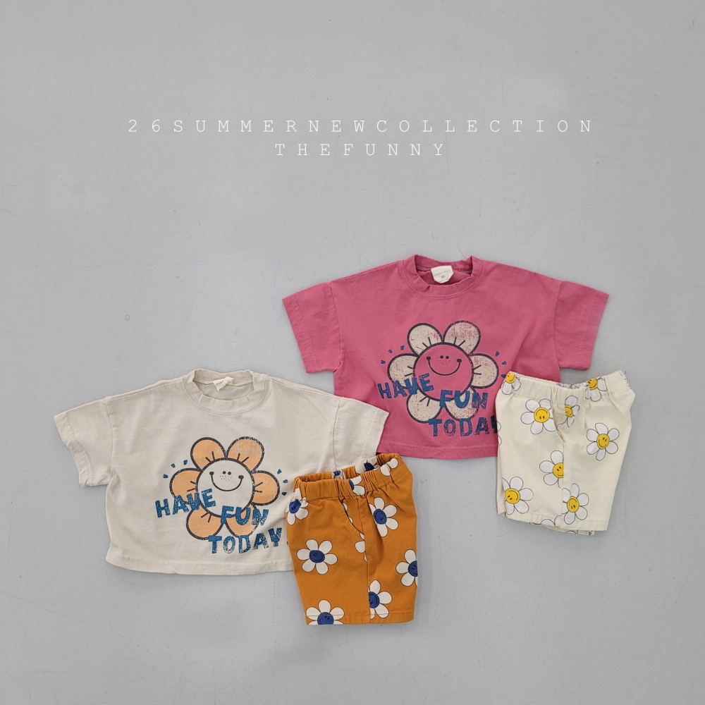 The funny 夏季笑臉花朵上衣-細節圖9