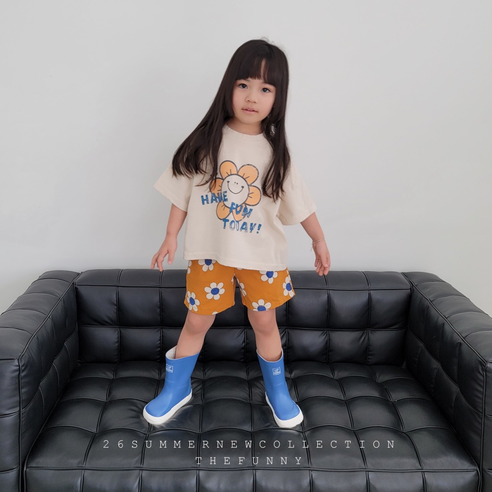 The funny 夏季花朵印花短褲-細節圖9